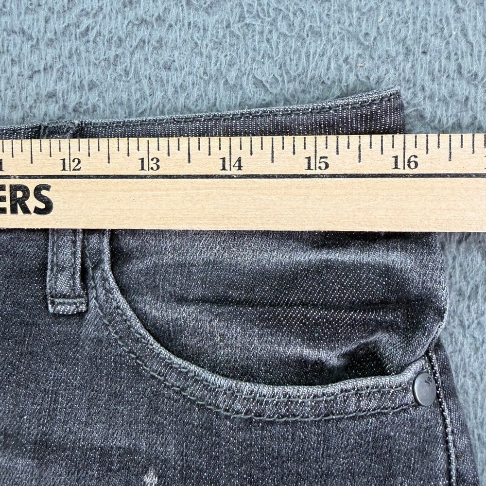 Judy Blue Boyfriend Jeans Womens 9/29 Grey Distressed Paint Splatter JB8867 - Picture 8 of 11
